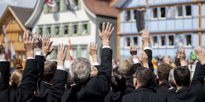 Landsgemeinde Appenzell Innerhoden Abstimung