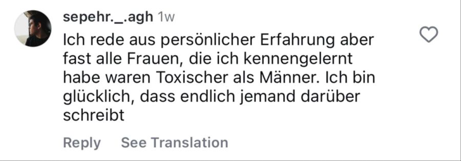 Worin manche Kommentare direkter als andere sind.