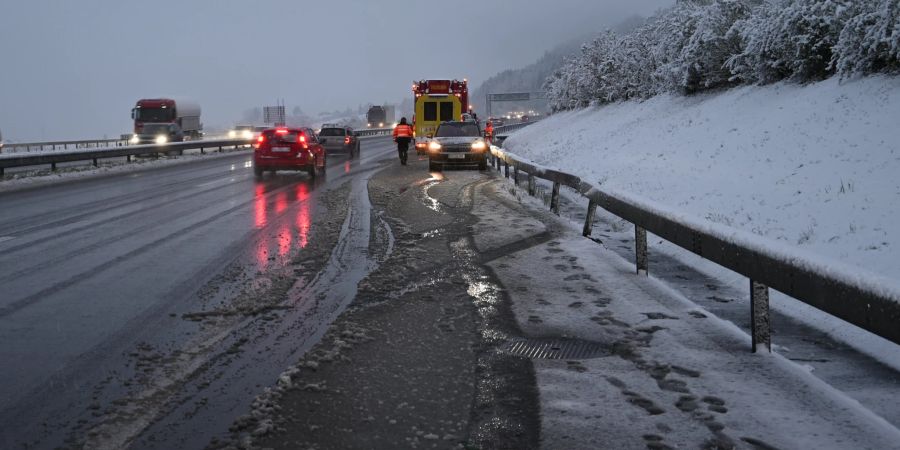 Selbstunfall auf A1.