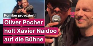Komiker provoziert! - Oliver Pocher holt Xavier Naidoo auf die Bühne