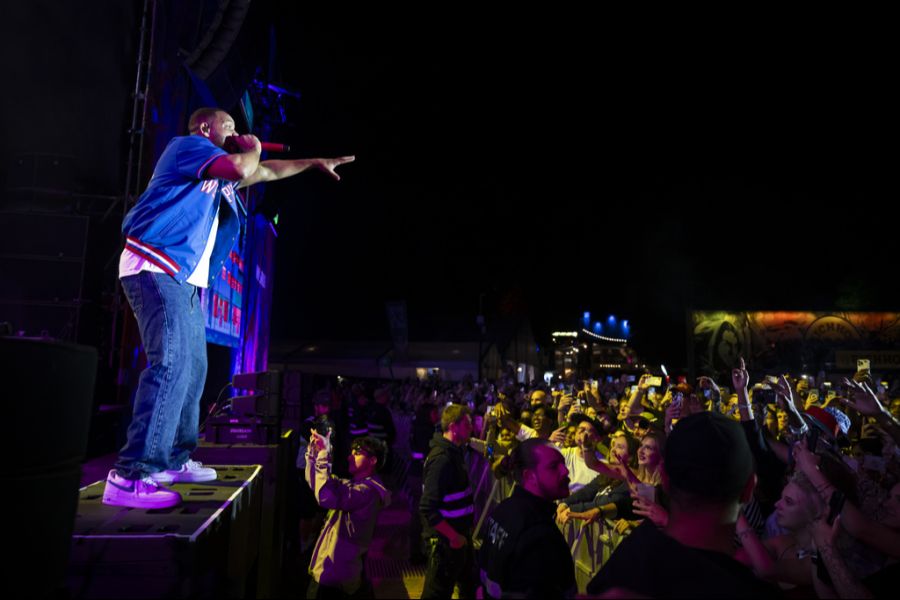 Mitte Juli trat Will Smith am Berner Gurtenfestival auf.