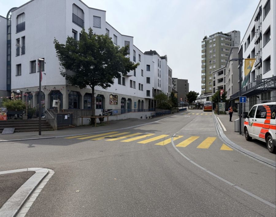Unfallstelle in Neuhausen