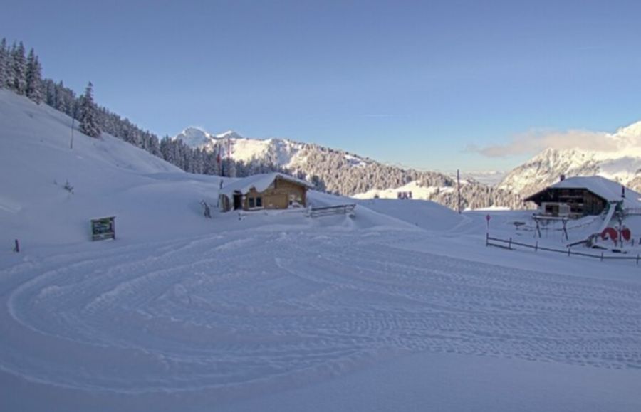 In Jaun FR zeichnen sich am Donnerstagmorgen ebenfalls beste Bedingungen ab.