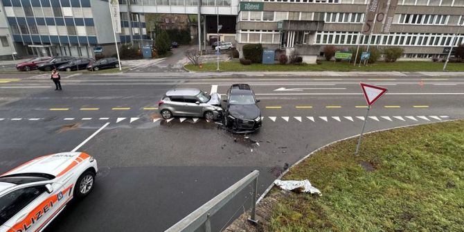 Kollision in Herisau.