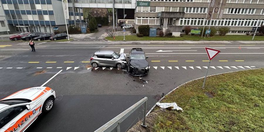 Kollision in Herisau.
