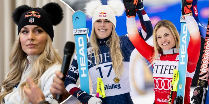 Lindsey Vonn Lara Gut-Behrami