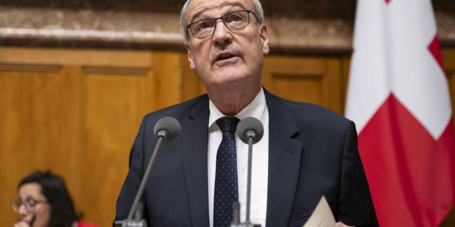 Wirtschaftsminister Guy Parmelin kann seine Karriere im Bundesrat mit der zweiten Präsidentschaft krönen.