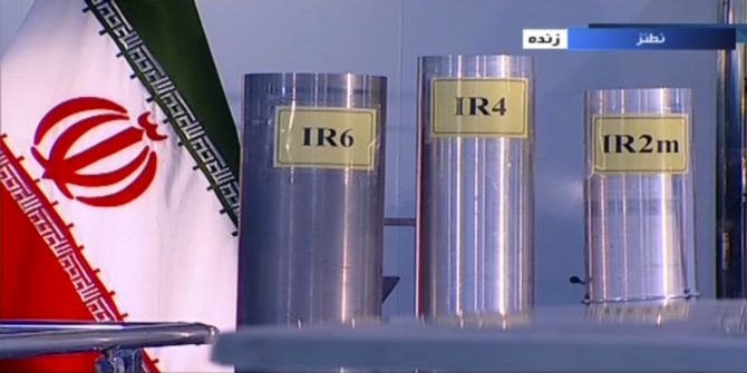 Iran Urananreicherung Flagge