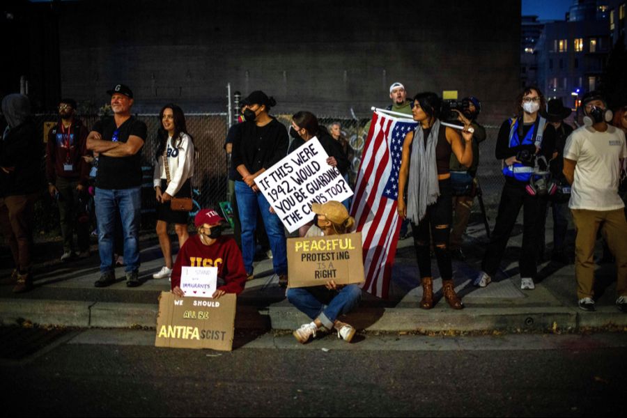 Proteste Portland Trump