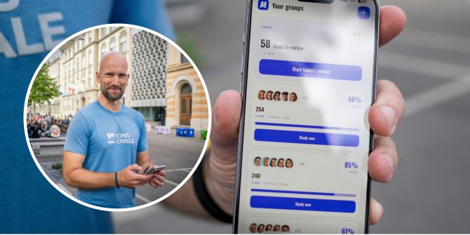 Ähnlich wie bei einer Sprachenlern-App kann man bei GudMem Namen von beispielsweise neuen Arbeitskollegen schnell lernen.