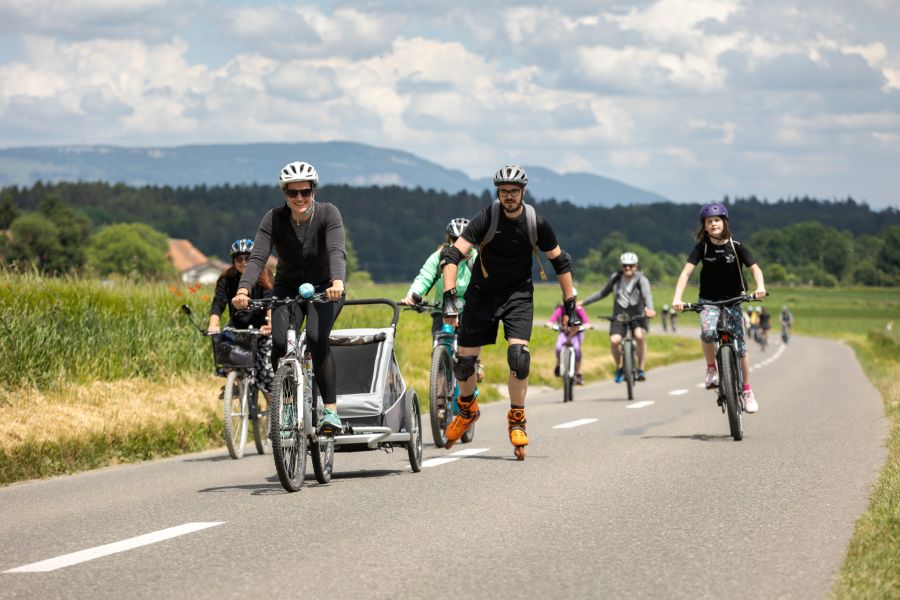 Beim SlowUp gehört die Strasse jeweils den eher langsameren Fahrzeugen. (Symbolbild)