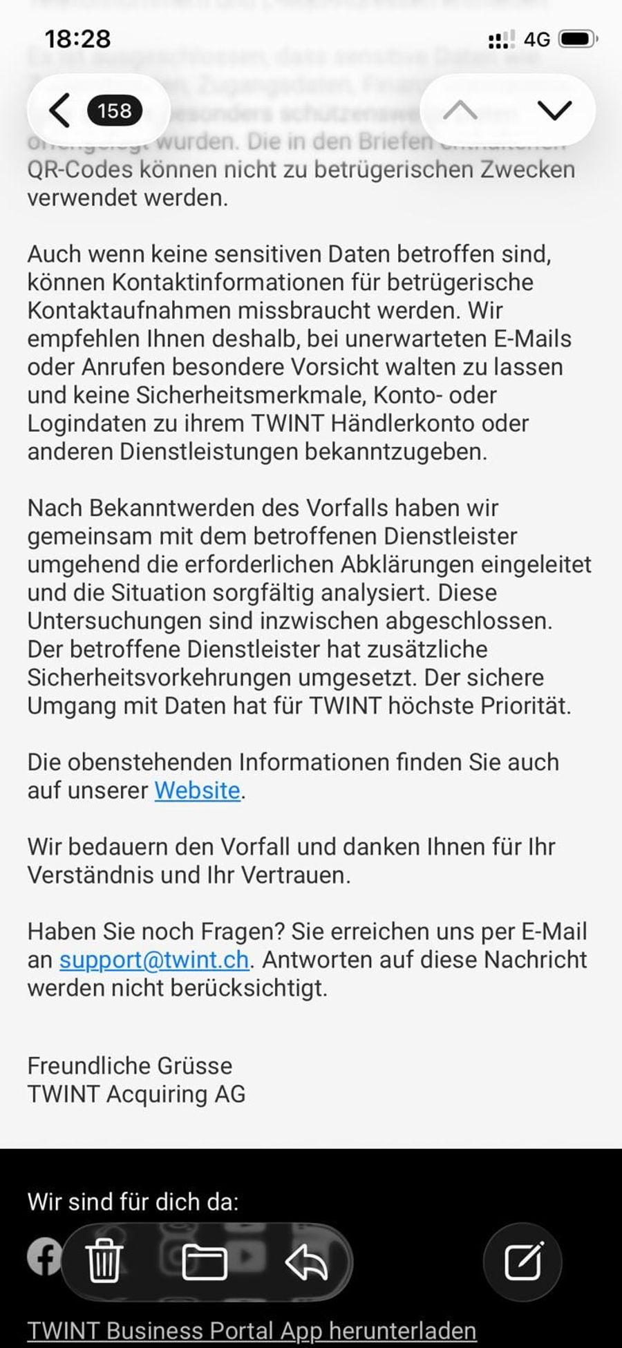 Betroffen sind Händler mit QR-Code-Stickern.
