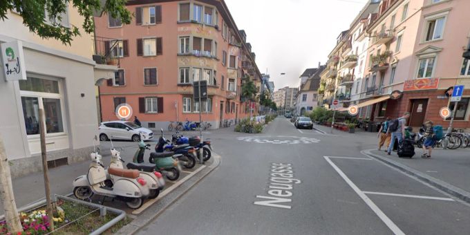 Die Stadtpolizei Zürich rückte am Montagvormittag in den Kreis 5 aus. Kreis 5 Zürich