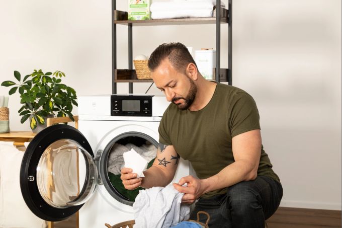 Die Washo-Waschstreifen gibt es an vielen Orten zu kaufen – etwa in der Migros. Startup