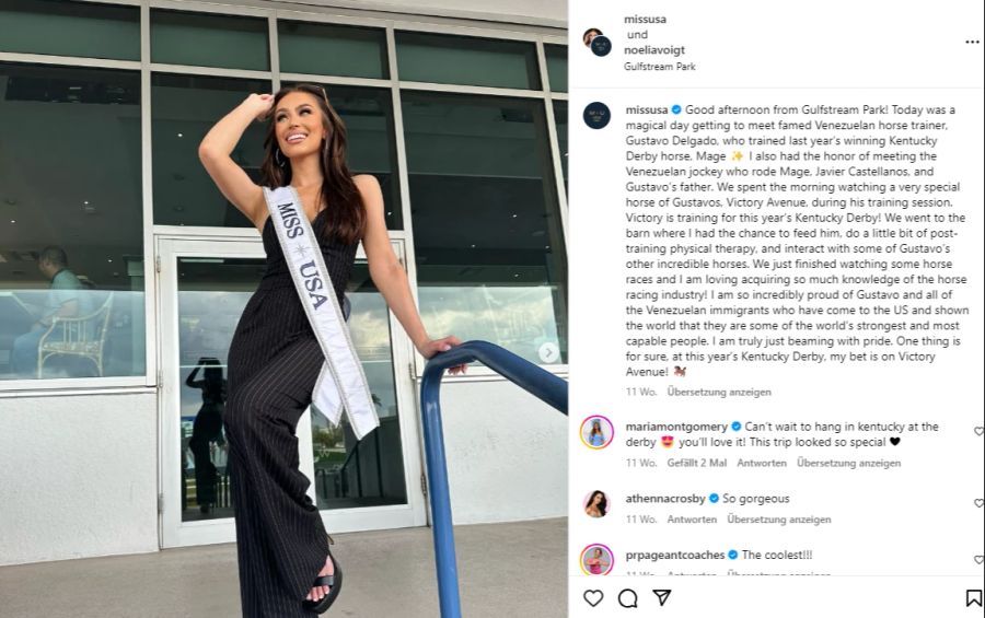 Voigt war sieben Monate die Miss USA.