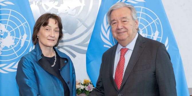 Pascale Baeriswyl Antonio Guterres