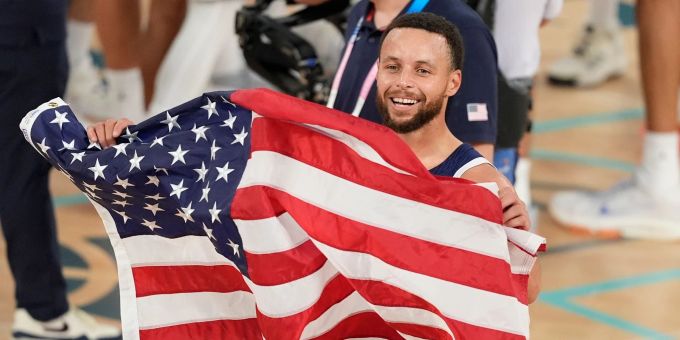 War im Olympia-Final gegen Frankreich entscheidend: Stephen Curry. Stephen Curry NBA