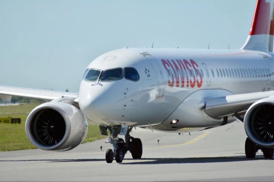 Swiss Air Passagier