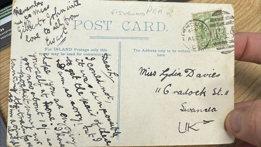 Swansea Wales Postkarte 1903