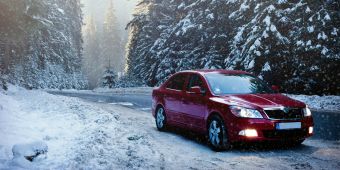 Skoda Octavia Schnee