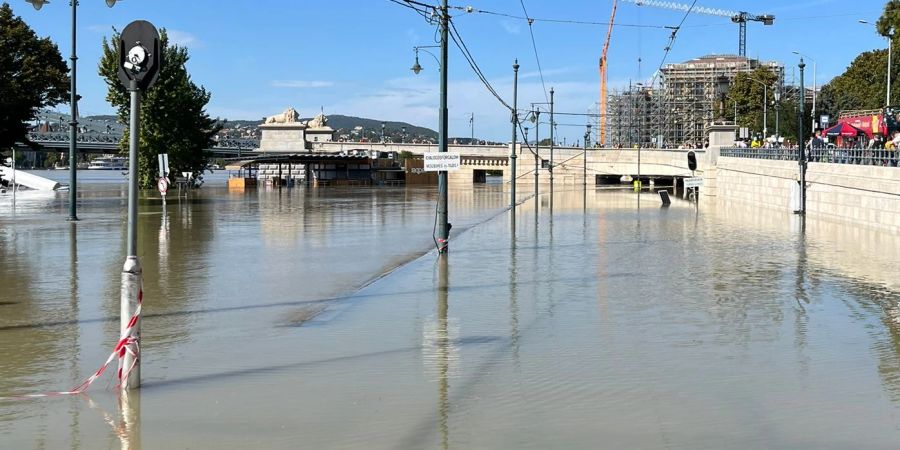 Hochwasser Budapest