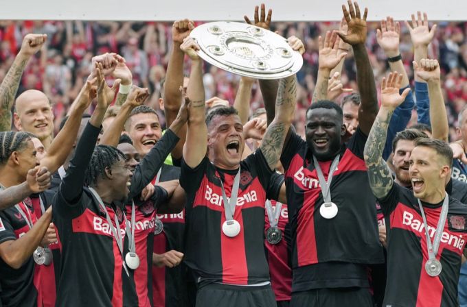 Granit Xhaka führte Bayer Leverkusen letzte Saison zum Bundesliga-Titel. Granit Xhaka