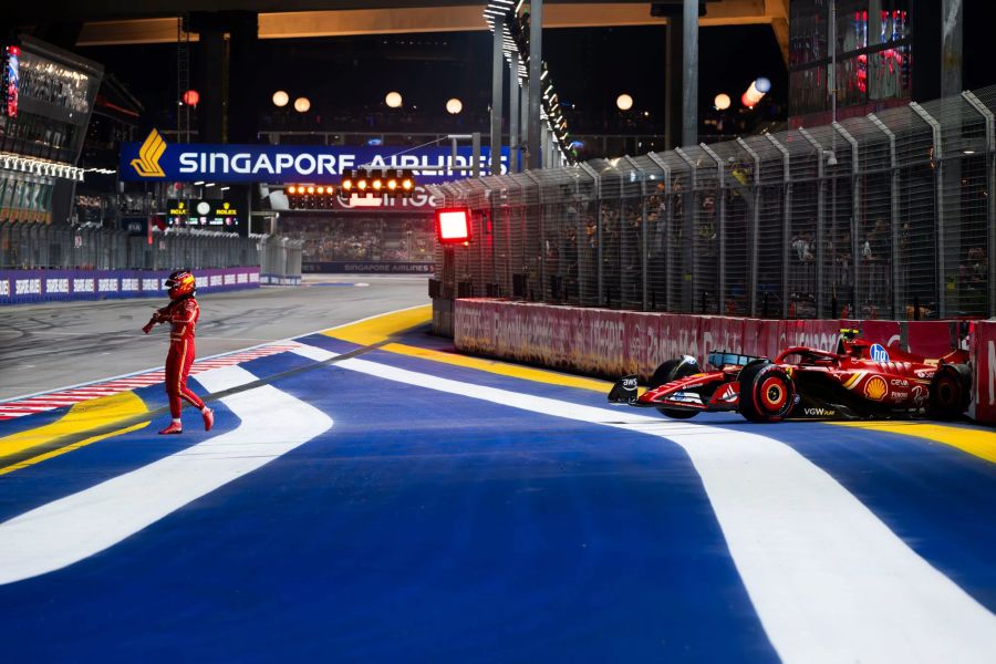 Ferrari Carlos Sainz Singapur