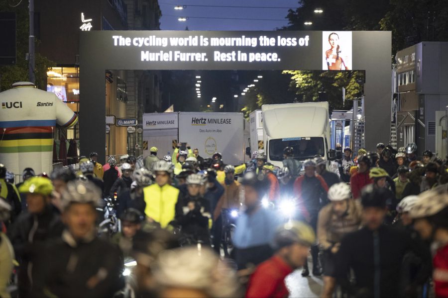 Am frühen Sonntagmorgen trafen sich Velo-Freunde zum Memorial Run für Muriel Furrer.