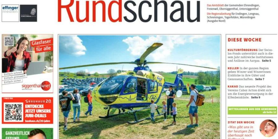 Der Aargauer Gratisanzeiger «Rundschau Nord» für die Region Brugg gehört ab September dem Medienunternehmen CH Media.