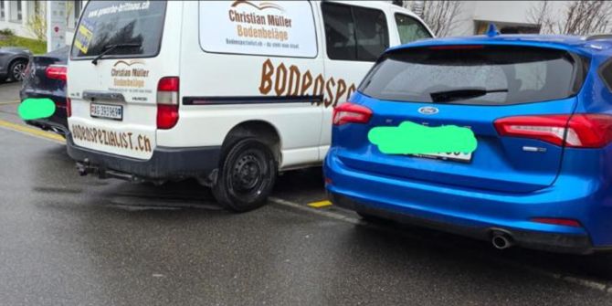 Aargau Handwerker Zürich Parkplatz