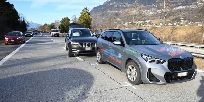 Auffahrkollision in Weite