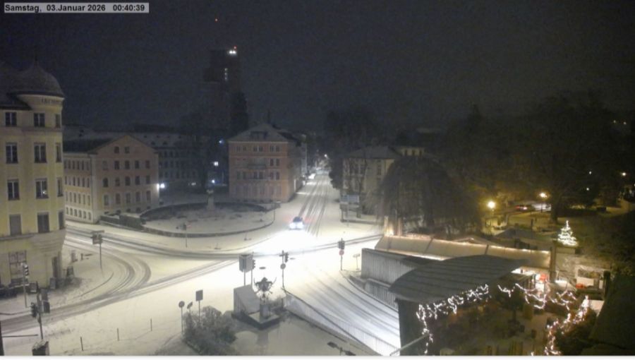 Winterthur sieht winterlich aus.