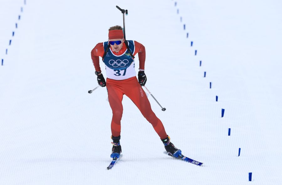 Sebastian Stalder Biathlon Olympia