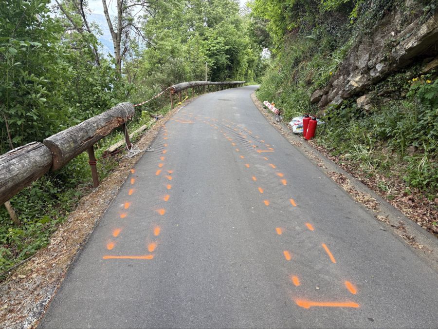 Unfallstelle Quarten