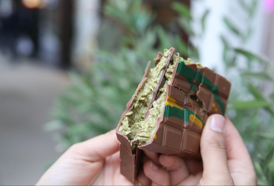 Auch Marken wie Bachmann und Max Felchlin sprangen auf den Pistazien-Zug auf.