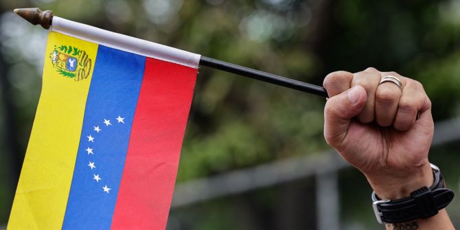 Angriff Venezuela Flagge