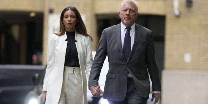 Boris Becker und seine Freundin Lilian de Carvalho Monteiro. boris Becker