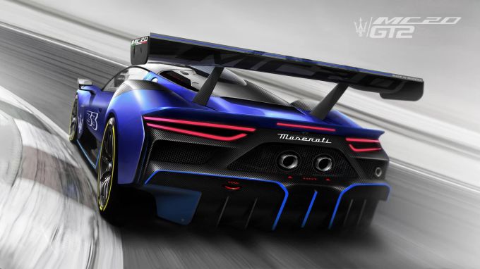 Der neue Maserati MC20 GT2 kommt ab 2023 zum Einsatz. Maserati MC20 GT2