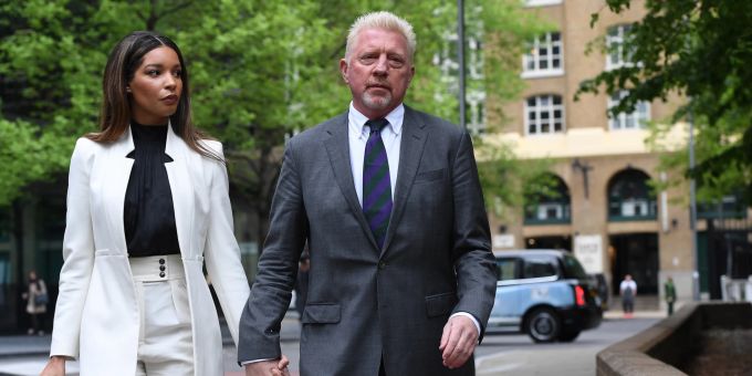 Boris Becker und seine Lebensgefährtin. Boris Becker
