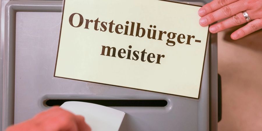 Ortsteilbürgermeisterwahl in Schmiedefeld am Rennsteig.