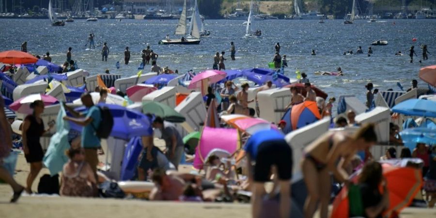 Strandbad am Wannsee in Berlin