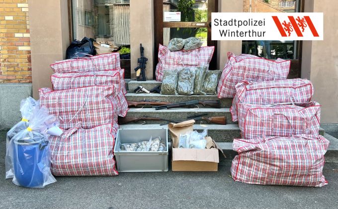 Die sichergestellten Drogen haben einen Wert von rund 1,4 Millionen Franken. drogen wert