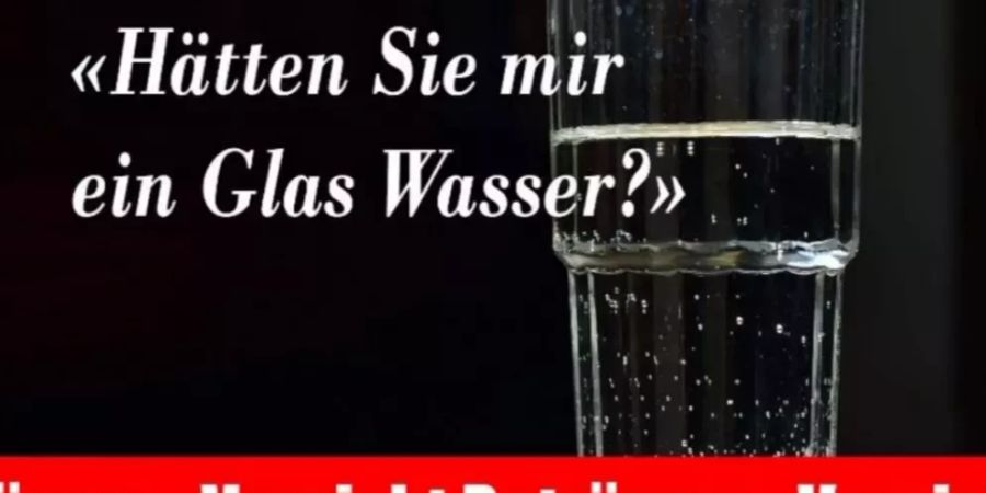 Aargau: Wasserglas Trick - Betrüger unterwegs