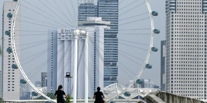 Stadtansicht Singapur singapur