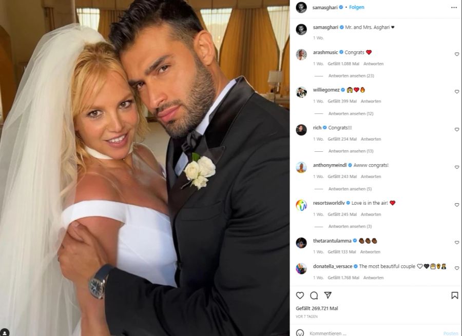 Britney Spears und Sam Asghari haben sich getrennt.