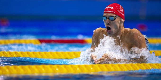 Jérémy Desplanches steht über 200 Meter Lagen im Halbfinal.