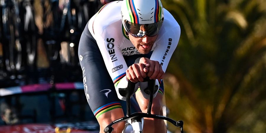 Schnellster im Kampf gegen die Uhr bei der Dauphiné: Zeifahr-Weltmeister Filippo Ganna.