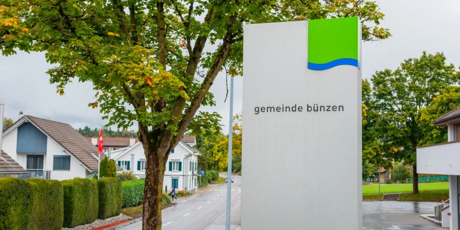 Die Gemeinde Bünzen.