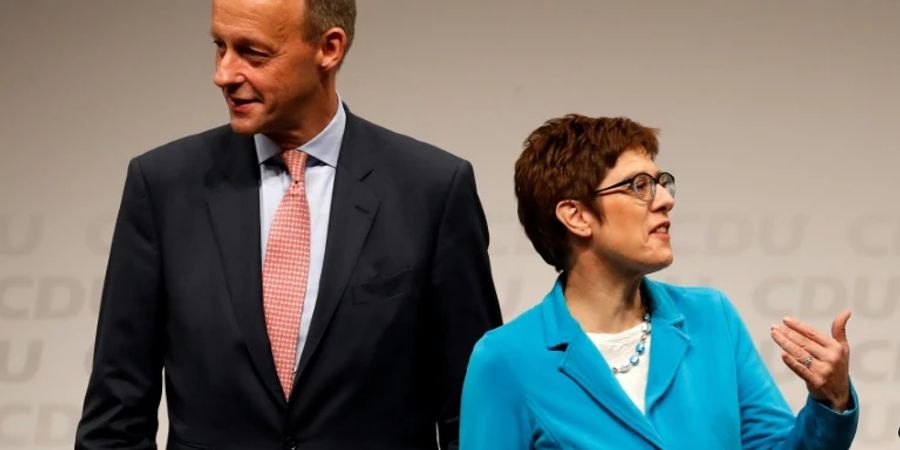 Merz und Kramp-Karrenbauer (im Jahr 2018)