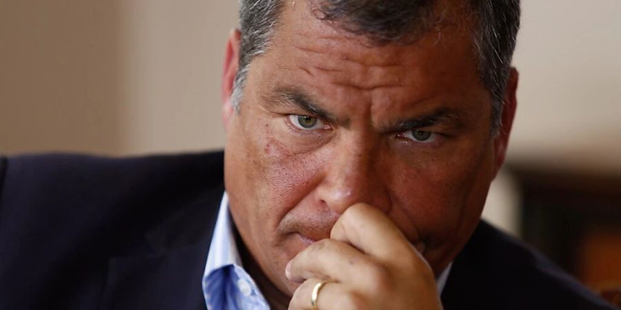 Der ehemalige Präsident Ecuadors, Rafael Correa, soll 2013 Bestechungsgelder vom Odebrecht-Konzern erhalten haben, um seinen Wahlkampf zu finanzieren. (Archivbild)